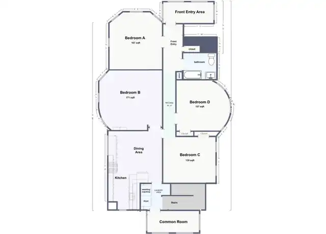 Property at 23-25 Fuller St, Waltham, MA, 02453, 4 beds, 1 bath, [object Object]