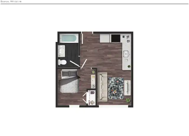 Property at 1065 Tremont St Unit 304, Boston, MA, 02120, 1 bed, 1 bath, [object Object]