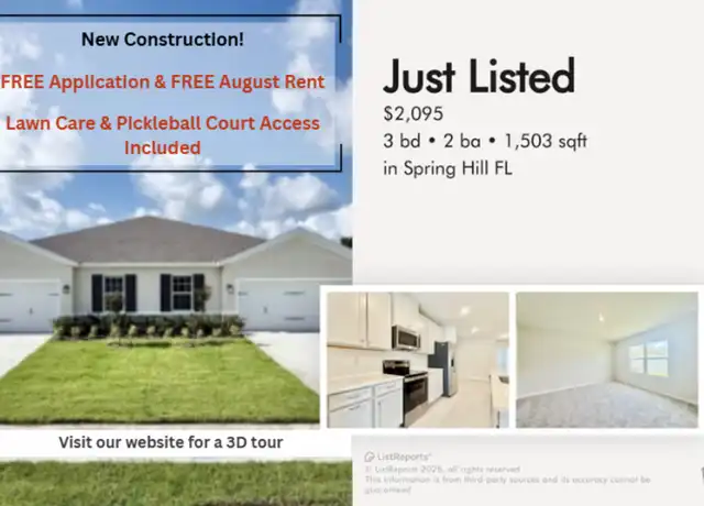 Property at 499 Voltaire Dr Unit 1, Spring Hill, FL, 34609, 3 beds, 2 baths, [object Object]