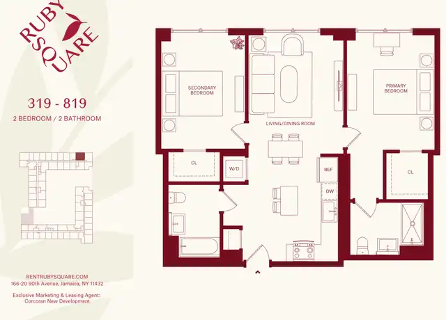 Property at 166-08 90th Ave Unit 719, Jamaica, NY, 11432, 2 beds, 2 baths, [object Object]