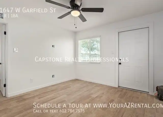 Property at 1647 W Garfield St, Phoenix, AZ, 85007, 1 bed, 1 bath, [object Object]