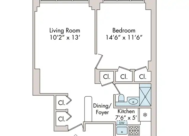 Property at 330 E 49th St Unit 6J, New York, NY, 10017, 1 bed, 1 bath, [object Object]