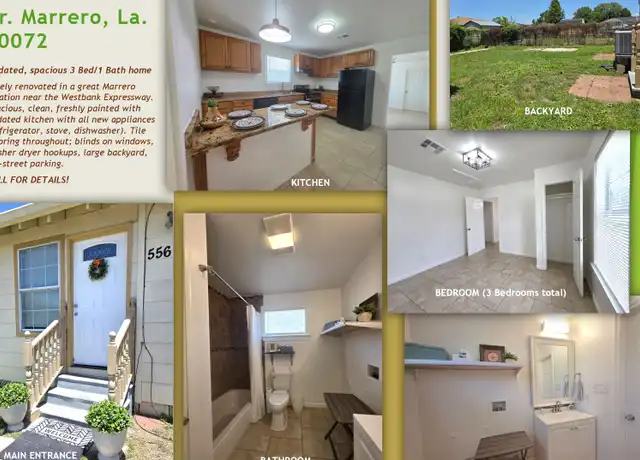 Property at 556 Westwood Dr Unit 556, Marrero, LA, 70072, 3 beds, 1 bath, [object Object]