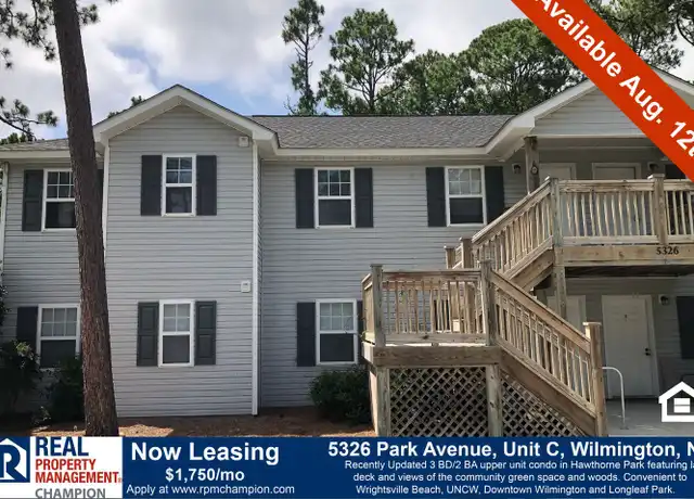 Property at 5326 Park Ave Unit C, Wilmington, NC, 28403, 3 beds, 2 baths, [object Object]