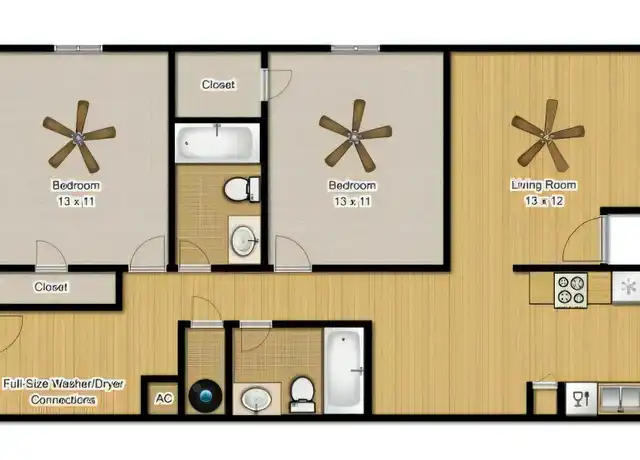 Property at 3612 Comanche St Unit A, Bryan, TX, 77802, 2 beds, 2 baths, [object Object]
