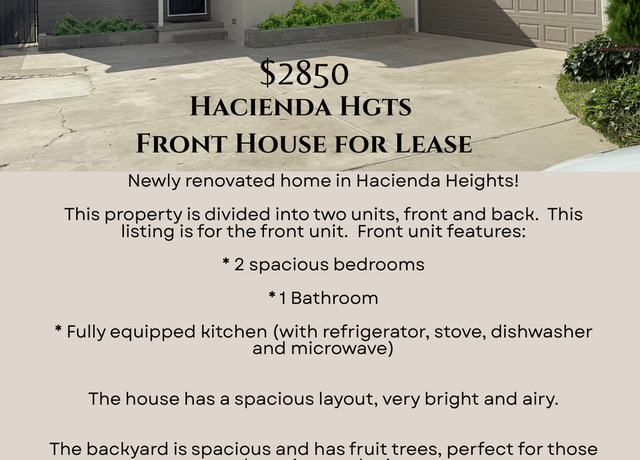 Photo of 1909 Pontenova Ave, Hacienda Heights, CA 91745