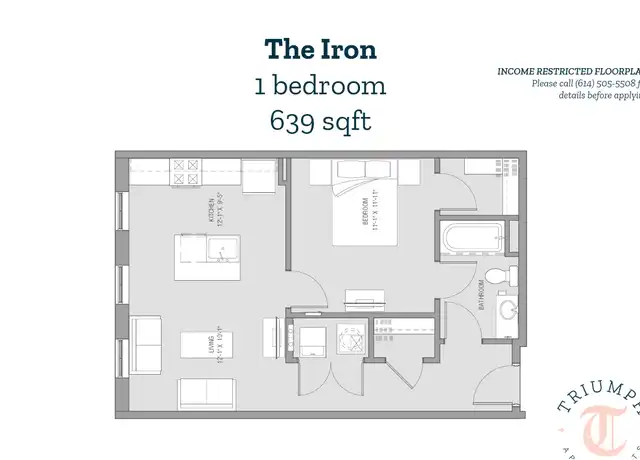 Property at 80 S 18th St Unit 440, Columbus, OH, 43205, 1 bed, 1 bath, [object Object]