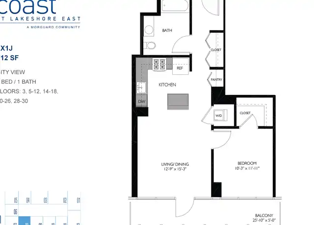 Property at 345 E Wacker Dr Unit 4008, Chicago, IL, 60601, 1 bed, 1 bath, [object Object]