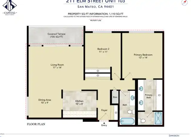 Property at 211 Elm St Unit 103, San Mateo, CA, 94401, 2 beds, 2 baths, [object Object]