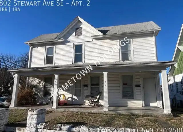 Property at 802 Stewart Ave SE Unit 2, Roanoke, VA, 24013, 1 bed, 1 bath, [object Object]