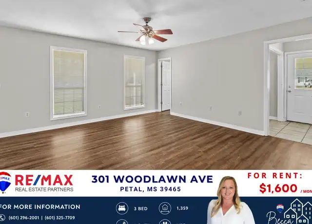 Property at 301 Woodlawn Ave, Petal, MS, 39465, 3 beds, 2 baths, [object Object]