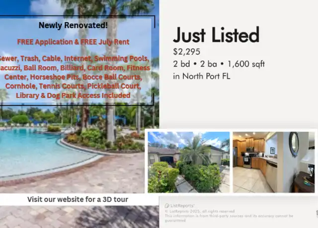 Property at 2486 Oswego Dr Unit 1, North Port, FL, 34289, 2 beds, 2 baths, [object Object]