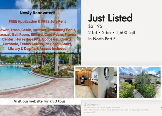 Property at 2486 Oswego Dr Unit 1, North Port, FL, 34289, 2 beds, 2 baths, [object Object]