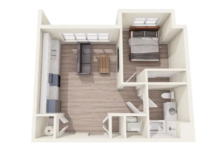 Property at 305 W Washington St, Champaign, IL, 61820, 1 bed, 1 bath, [object Object]