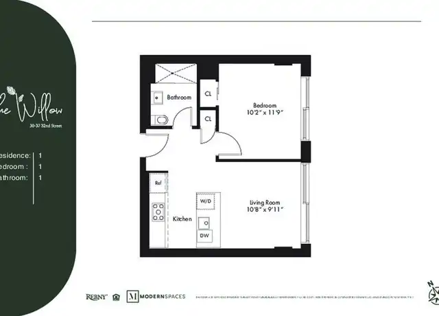 Property at 3037 32nd St Unit 2A, Astoria, NY, 11102, 1 bed, 1 bath, [object Object]