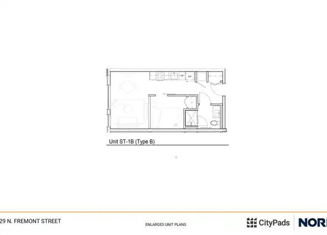 Property at 1529 N Fremont St Unit 416, Chicago, IL, 60642, 1 bed, 1 bath, [object Object]