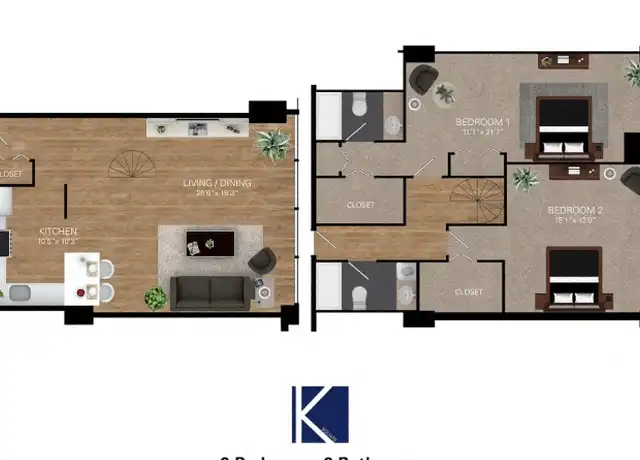 Property at 1749 N Wells St #603, Chicago, IL, 60614, 2 beds, 2 baths, [object Object]