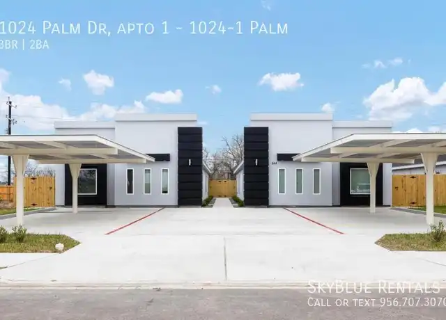 Property at 1024 1st St Unit 1024-1 Palm, Alamo, TX, 78516, 3 beds, 2 baths, [object Object]