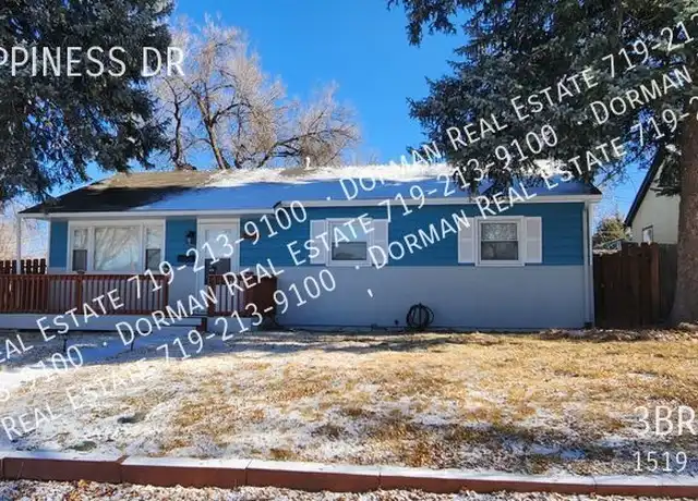 Property at 1519 Happiness Dr, Colorado Springs, CO, 80909, 3 beds, 1 bath, [object Object]
