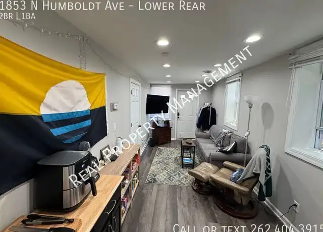 Property at 1853 N Humboldt Ave Unit Lower Rear, Milwaukee, WI, 53202, 2 beds, 1 bath, [object Object]