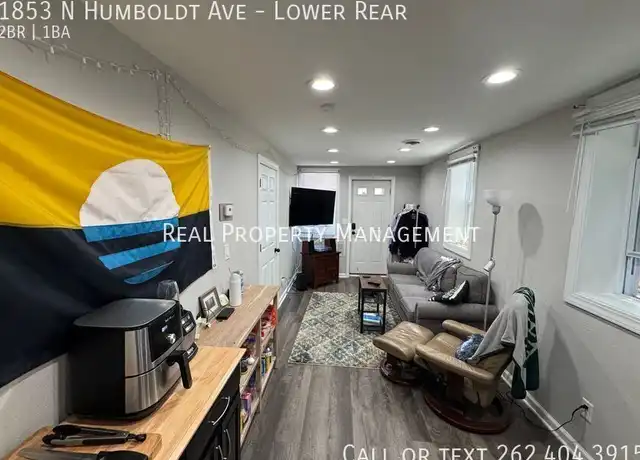 Property at 1853 N Humboldt Ave Unit Lower Rear, Milwaukee, WI, 53202, 2 beds, 1 bath, [object Object]