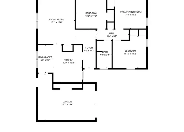 Property at 6414 Granite St, Houston, TX, 77092, 3 beds, 1 bath, [object Object]
