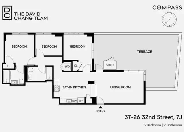 Property at 37-26 32nd St Unit 7J, Astoria, NY, 11101, 3 beds, 2 baths, [object Object]