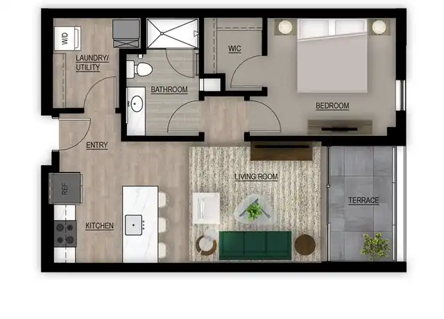 Property at 1632 N Franklin Pl Unit 203, Milwaukee, WI, 53202, 1 bed, 1 bath, [object Object]