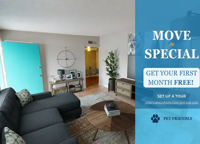 Property at The Carlton - 5024 E Thomas Rd, Phoenix, AZ, 85018, 1-2 bed, 1 bath, [object Object]