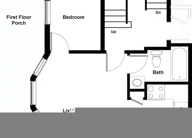 Property at 203 Williams St Unit 5, Ithaca, NY, 14850, 1 bed, 1 bath, [object Object]