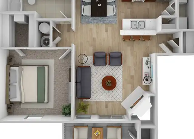 Property at Landmark at Pine Court - 3900 Bentley Dr, Columbia, SC, 29210, 1 bed, 1 bath, [object Object]