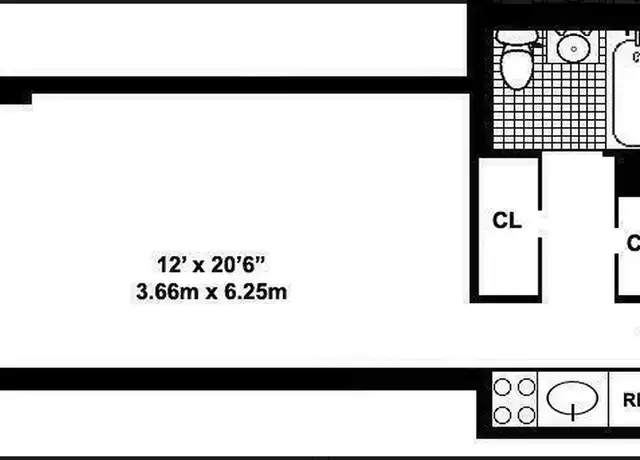 Property at 347 W 57th St Unit 24BB, New York, NY, 10019, 1 bed, 1 bath, [object Object]