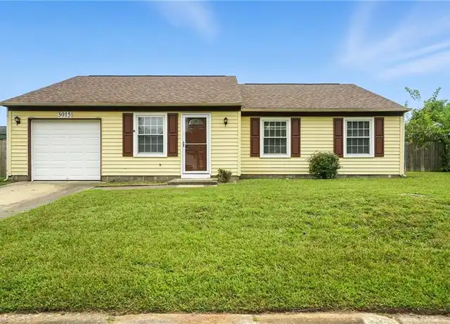Property at 3015 Tournament Dr, Chesapeake, VA, 23323, 3 beds, 2 baths, [object Object]