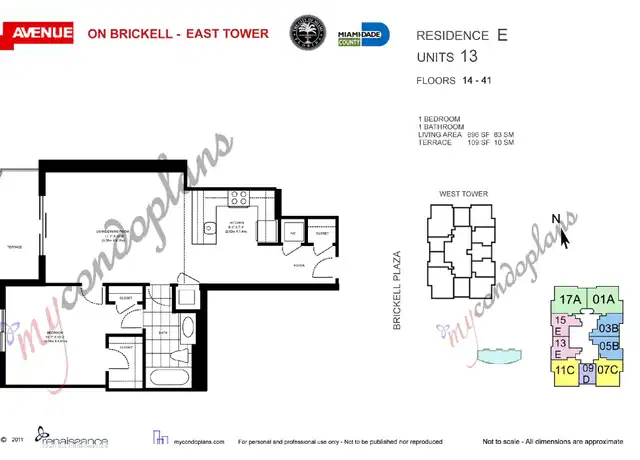 Property at 1060 Brickell Ave #3213, Miami, FL, 33131, 1 bed, 1 bath, [object Object]