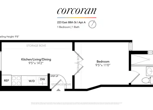 Property at 223 E 88th St Unit A, New York, NY, 10128, 1 bed, 1 bath, [object Object]