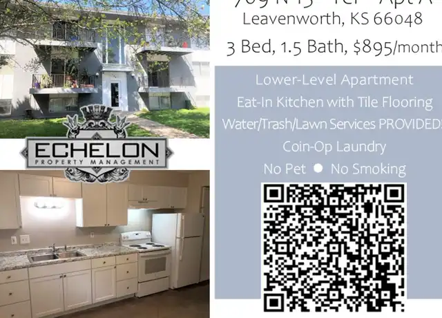 Property at 709 N 13th Ter Apt A, Leavenworth, KS, 66048, 3 beds, 1.5 baths, [object Object]