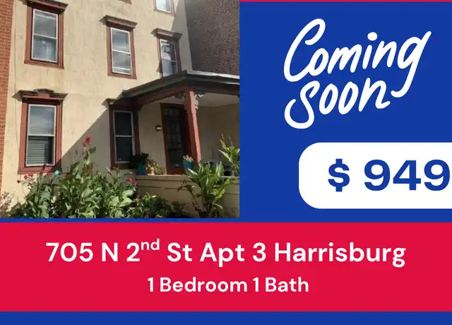 Property at 705 N 2nd St Unit 2-FRONT, Harrisburg, PA, 17102, 1 bed, 1 bath, [object Object]
