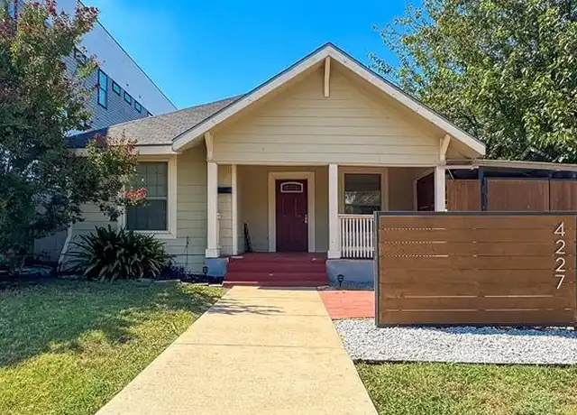 Property at 4227 Delano Pl, Dallas, TX, 75204, 3 beds, 2 baths, [object Object]