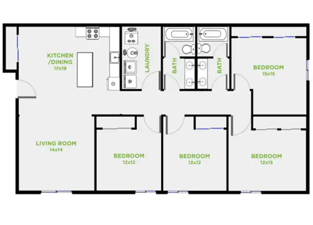 Property at 324 James Ave Unit 6, Mankato, MN, 56001, 4 beds, 2 baths, [object Object]