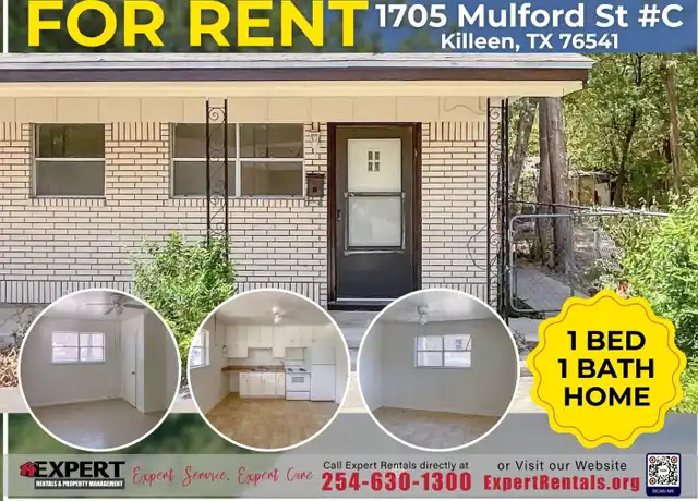 Property at 1705 Mulford St Unit C, Killeen, TX, 76541, 1 bed, 1 bath, [object Object]