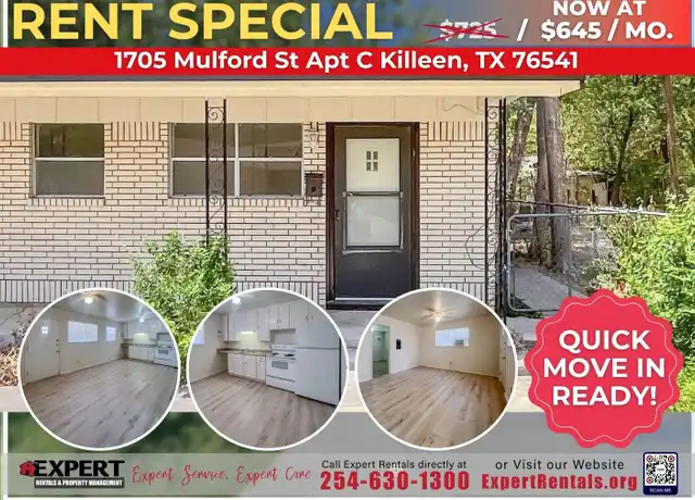 Property at 1705 Mulford St Unit C, Killeen, TX, 76541, 1 bed, 1 bath, [object Object]