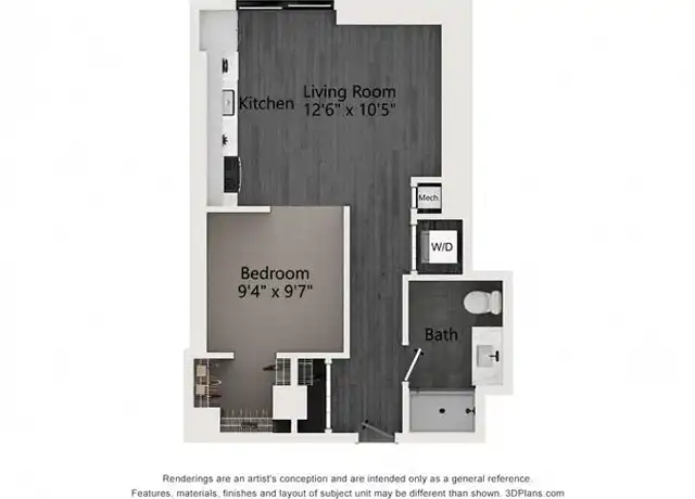 Property at 1454 W Randolph St Unit 804, Chicago, IL, 60607, 0 beds, 1 bath, [object Object]