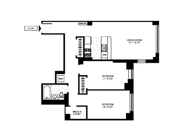 Property at 792 Columbus Ave Unit 5R, New York, NY, 10025, 2 beds, 1 bath, [object Object]