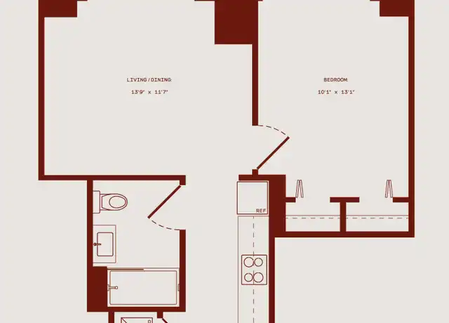Property at 2035 5th Ave Unit 11R, New York, NY, 10035, 1 bed, 1 bath, [object Object]