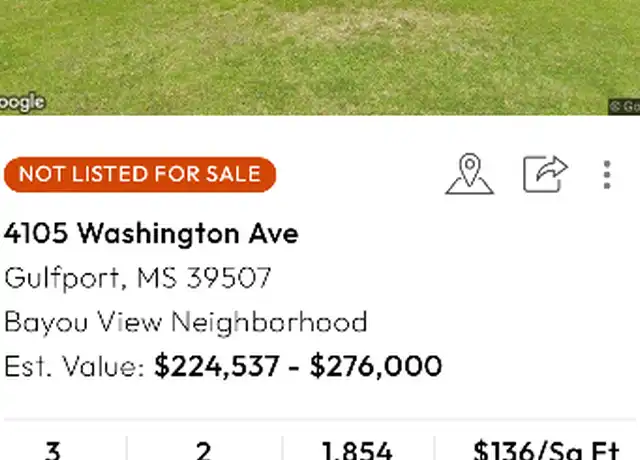 Property at 4105 Washington Ave, Gulfport, MS, 39507, 3 beds, 2 baths, [object Object]
