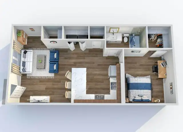 Property at 1834 Madison Village Dr Unit A2 1x1, Indianapolis, IN, 46227, 1 bed, 1 bath, [object Object]
