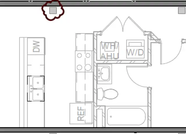 Property at 620 Railroad Ave Unit 206, Bedford, VA, 24523, 1 bed, 1 bath, [object Object]