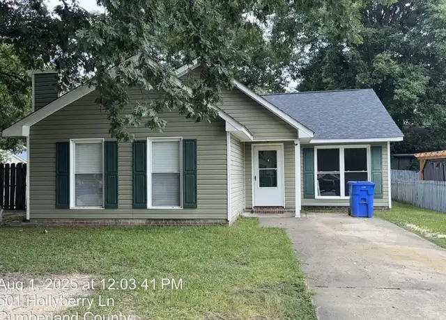 Property at 501 Hollyberry Ln, Fayetteville, NC, 28314, 3 beds, 2 baths, [object Object]