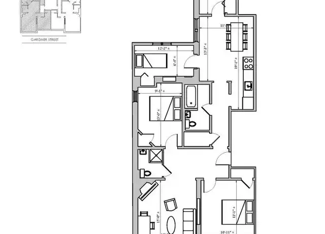 Property at 6 Gardner St, Boston, MA, 02134, 3 beds, 2 baths, [object Object]