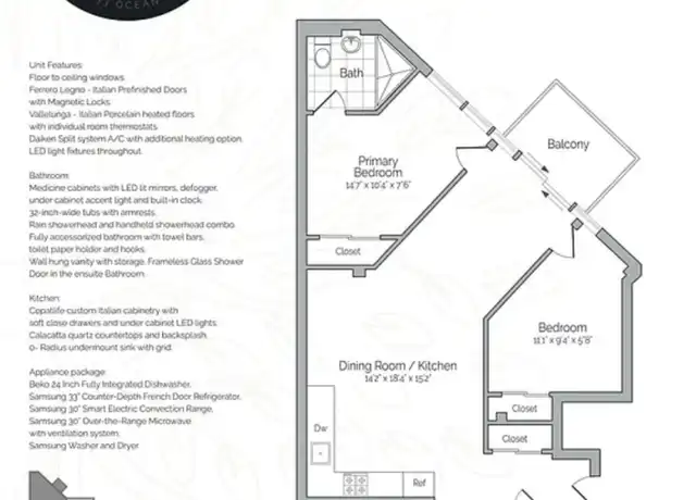 Property at 733 Ocean Pkwy Unit 5C, Brooklyn, NY, 11230, 2 beds, 2 baths, [object Object]